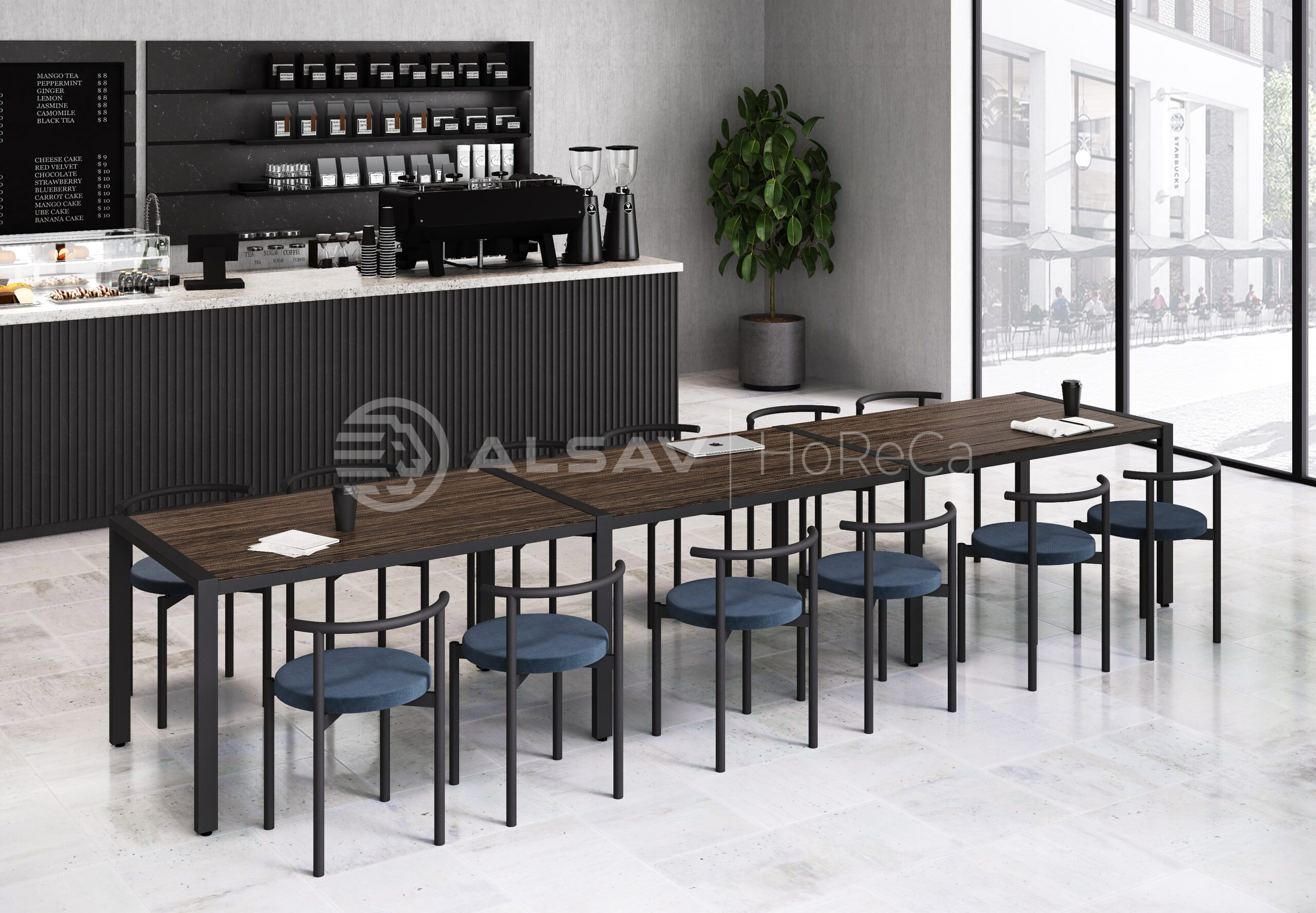 Столы для открытых террас и веранд